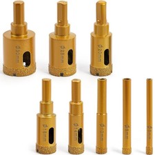 Kit di Seghe a Tazza Diamantate, Set di Punte per Carotaggio per Piastrelle7986