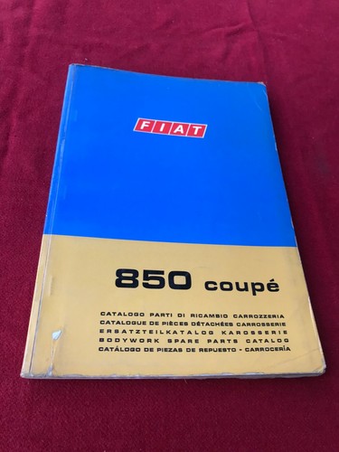 Fiat 850 coupe manuale ricambi - fiat,