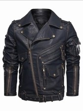 Giubbino in pelle nero