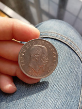 5 LIRE 1864 NAPOLI  VITTORIO