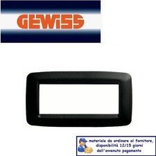 PLACCA 6P NERO GEWISS PLAYBUS YOUNG GW32306