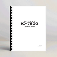 Icom IC-7800 Manuale di Istruzioni, 225 Pagine