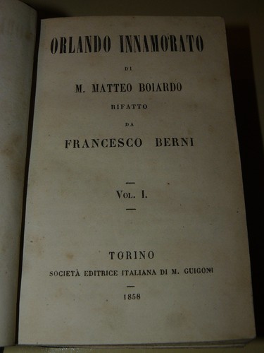Boiardo orlando innamorato - boiardo,