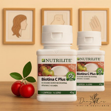 2x BIOTINA C Plus - pelle capelli e unghie - 2x90 compresse  (6 mesi)
