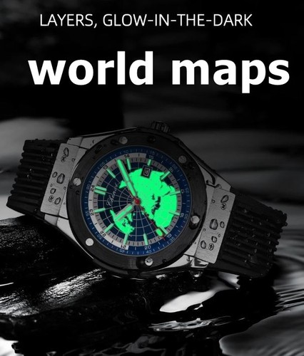 Orologio uomo world time - orologio,