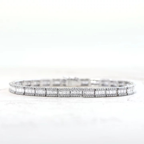 Bracciale tennis diamanti - bracciale, 5ct+