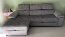 Divano letto angolare con meccanismo letto scorrevole, doppio Rivestimento