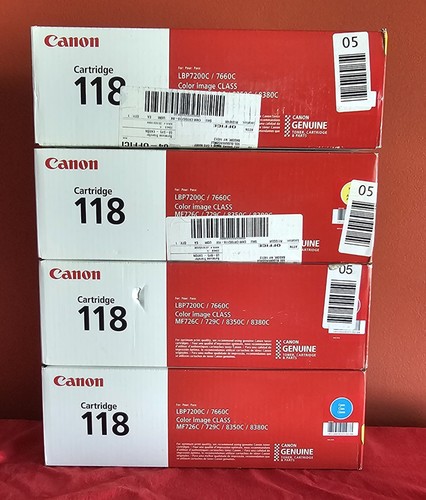 Set toner originale - canon, 118
