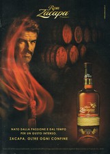 Pubblicità - RON ZACAPA  OLTRE OGNI CONFINE - cm. 28 x 20 - anno 2015