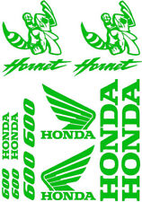 adesivi verde honda hornet 600 replica moto bike sticker decal