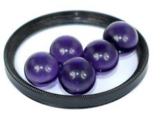 Ametista viola forma rotonda 80 ct. +/5 pezzi lotto sfere pietre preziose sco...