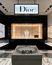 Dior silver black curb chain - dior,