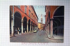 Cartolina Modena  Via Emilia portici del Collegio  animata auto bici rara vg.67