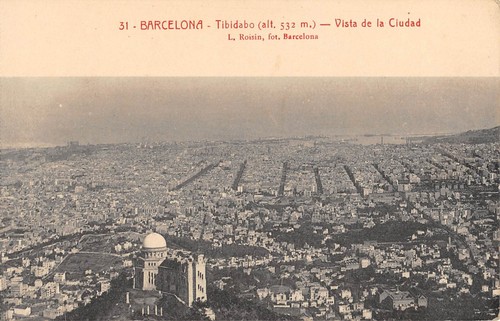 Cpa espagne barcelona tibidabo - cpa,
