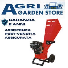 Biotrituratore Cippatore a Scoppio 196cc 6.5HP - 2 Pneumatici - Garanzia 2 Anni