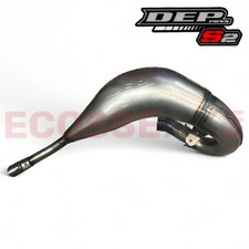 HONDA CR125 DEP TUBO SCARICO TESTATA ANTERIORE ACCIAIO METALLO NUDO 1990-1997