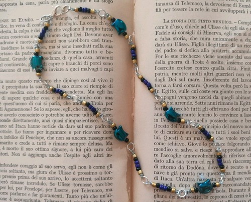Collana donna perline vetro - perline,