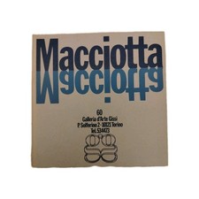 Macciotta catalogo mostra Galleria Gissi 1970 n. 60
