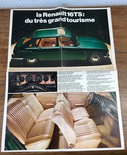 Brochure automobile dépliant - brochure,