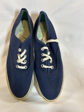 Scarpa da yacht vintage Seavees Founders Edition blu navy da uomo taglia 8,5 nuova con scatola