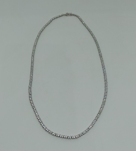 Collana argento 925 tennis - collana,