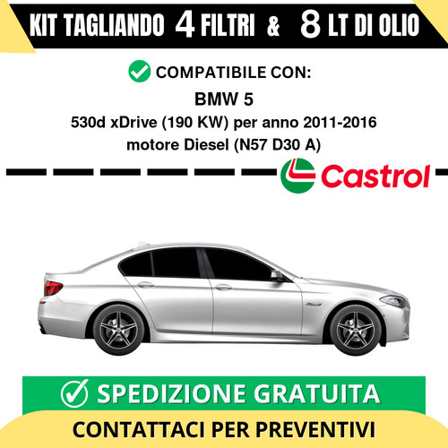 Tagliando per bmw 530d - tagliando,