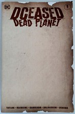 DCeased Dead Planet #1 Blank Variant - DC Comics - Tom Taylor - Trevor Hairsine
