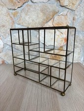 Vetrinetta Bacheca Portagioie Vintage In Metallo