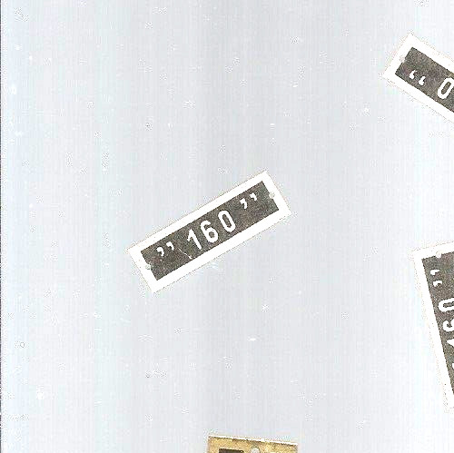 Targhetta 160 per radio - radio, a
