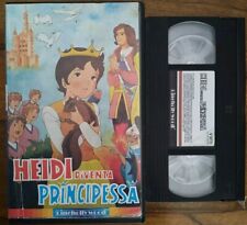 ?HEIDI DIVENTA PRINCIPESSA Pal VHS Cinehollywood 1985 CARTONI ANIMATI Sigla WEA