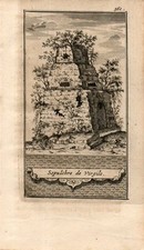 Stampa antica NAPOLI Sepolcro