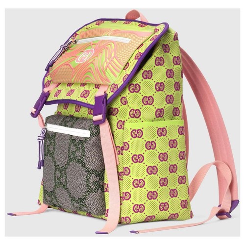 Zaino gucci nylon tela e - gucci,