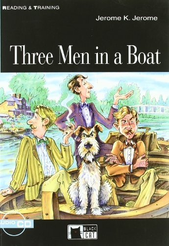 Three men boat - three, in