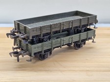 Coppia Carri Pianale FLEISCHMANN SPONDE Basse Db 461024 TRASPORTO  MERCI X  LIMA