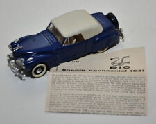 Modellino Auto Rio Lincoln Continental blu Scala 1:43 1941