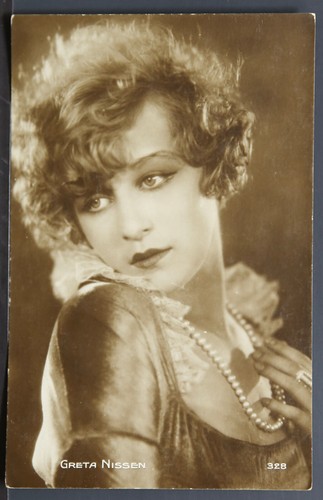 Rppc attrice greta nissen - attrice,