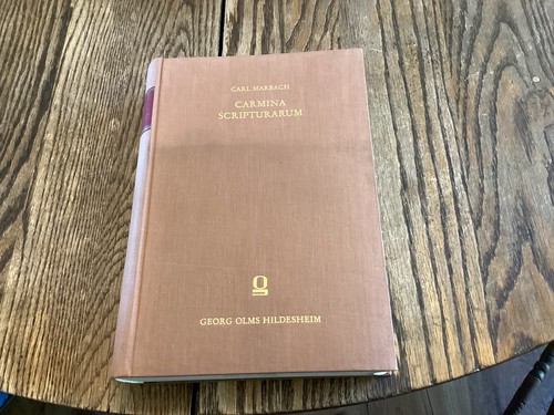1963 carmina scripturarum - carmina,