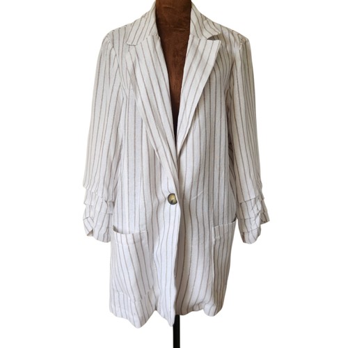 Blazer halston misto lino - halston,
