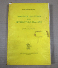 Testo scolastico COMPENDIO DI STORIA DELLA LETTERATURA ITALIANA vol. III Sapegno