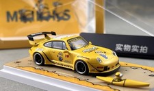 ZD ZJWJ 1:64 giallo RWB 993 kayak modello sportivo auto metallo pressofuso BN