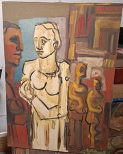 Dipinto Ad Olio Su Tela