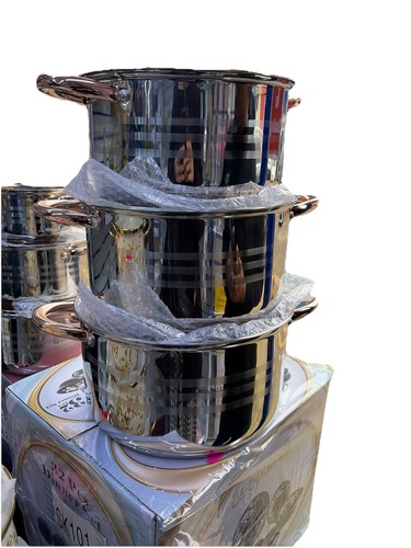 Set pentole acciaio inox - set, 6