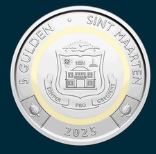 SINT MAARTEN 5 fiorini 2025