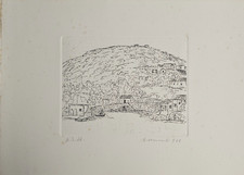 Giovanni Omiccioli Acquaforte Incisione 1969 Firmata Prova Autore Scuola Romana