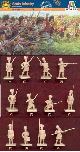 Soldatini scala scots - soldatini, 1/72