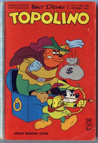 605 topolino mondadori - topolino, ed.