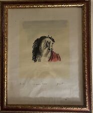 Quadro GIORGIO DE CHIRICO “Il Cavallo Balio” Firmato a Mano