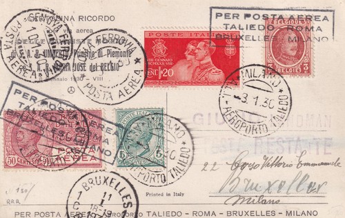 Zz602 posta aerea taliedo roma - zz602-posta, aerea-taliedo-roma