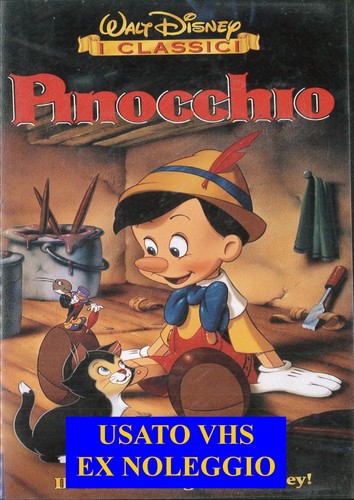 Pinocchio vhs ex noleggio - pinocchio,