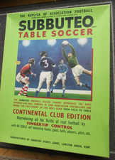 Subbuteo Continental Club Edition, gioco calcio vintage anni 70